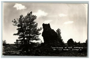 1945-50s Watchdog Of The Craters Of The Moon Arco Idaho Rppc Postcard Real Photo 