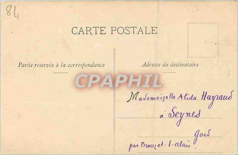 Postcard Old Avignon Palace of the Popes and Our Lady of Donations