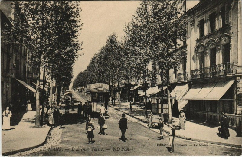 CPA LE MANS Avenue Thiers (14978)