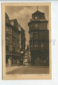 433706 Germany FRANKFURT am Main Luther-Eck SIGNBOARDS Vintage postcard