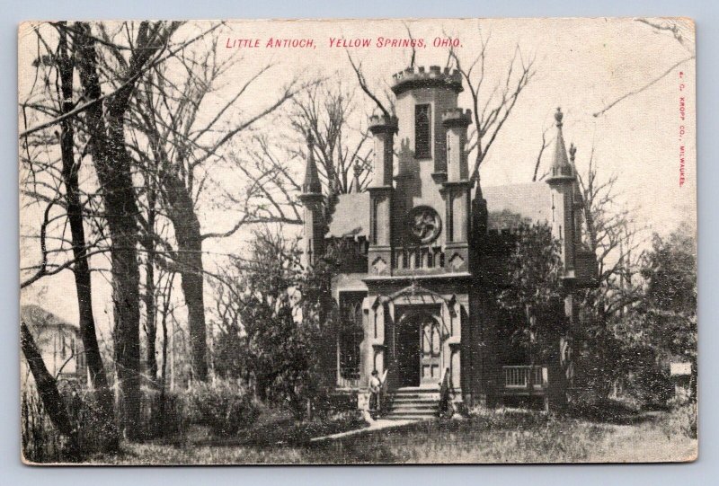 J97/ Yellow Springs Ohio Postcard c1910 Little Antioch Building  492