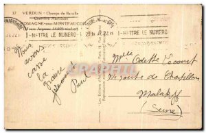 Old Postcard Verdun Champs De Balaille American Cemetery Romagne-sous-Montfau...