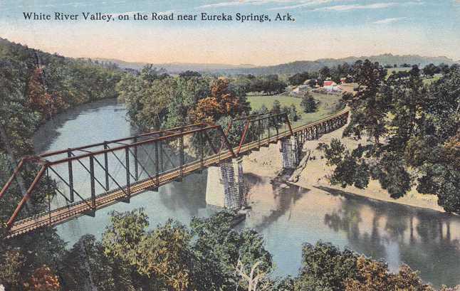 White River Valley Bridge near Eureka Springs AR, Arkansas - DB