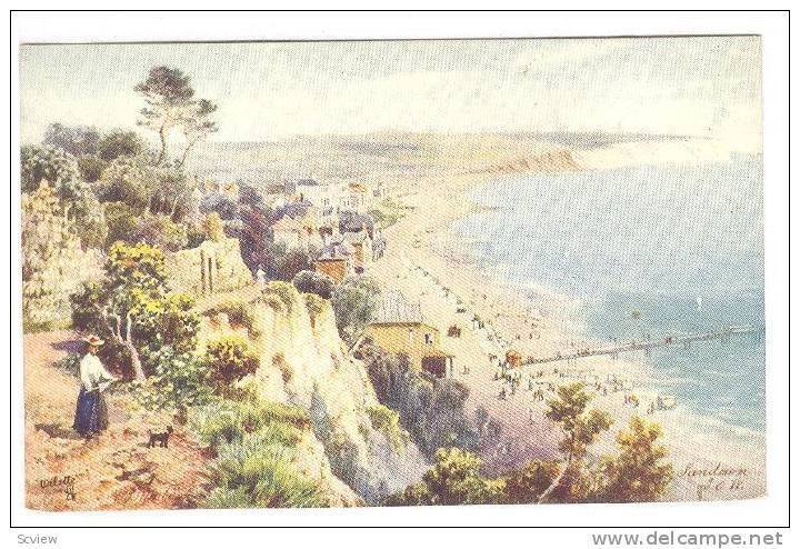 AS: Oilette, Panorama, Sandown, Isle Of Wight, England, UK, 1910-1920s