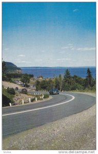 Road scene in New Brunswick's Fundy National Park, New Brunswick, Canada, 40-60s