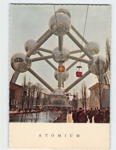 Postcard Atomium Brussels Belgium