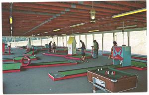 Scranton PA Championship Miniature Golf Courses Bumper Pool Postcard