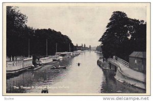 The Thames & College Barges, Oxford (Oxfordshire), England, UK, PU-1955