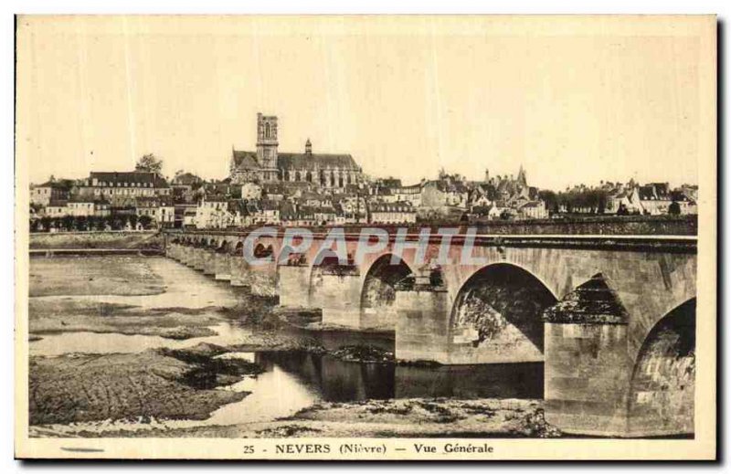 Old Postcard Nevers Vue Generale
