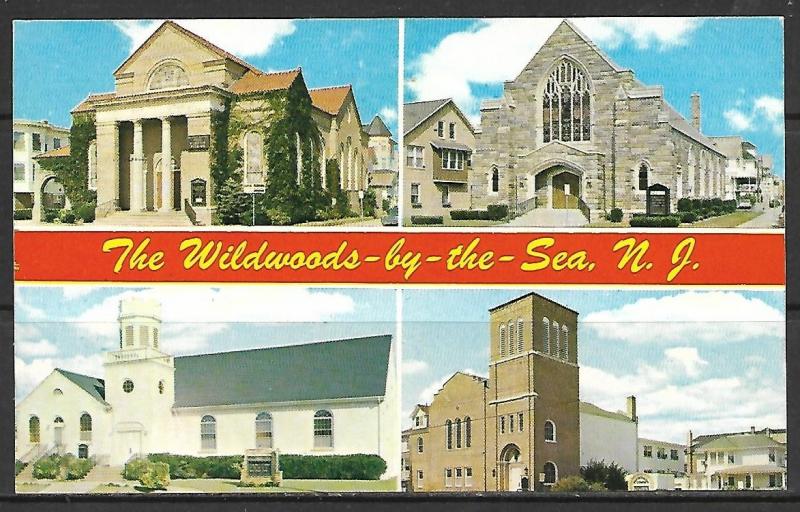 New Jersey, Wildwood By The Sea - Churches - Multi-View - [NJ-059]