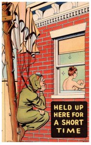 Lineman starring Woman bathing