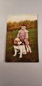 Little Boy and Bulldog
