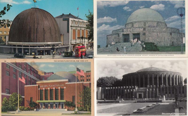 Dusseldorf Hayden London Adler 4x World Planetarium Postcard s