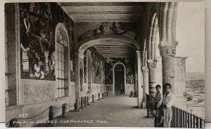 Mexico Palacio Cortez Cuernavaca Photo 1948 Postcard F5