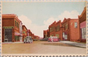 Main Street Summerside Prince Edward Island PE Jagged Edged PECO Postcard H39