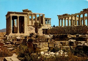 Greece Athens Parthenon and Erechtheion