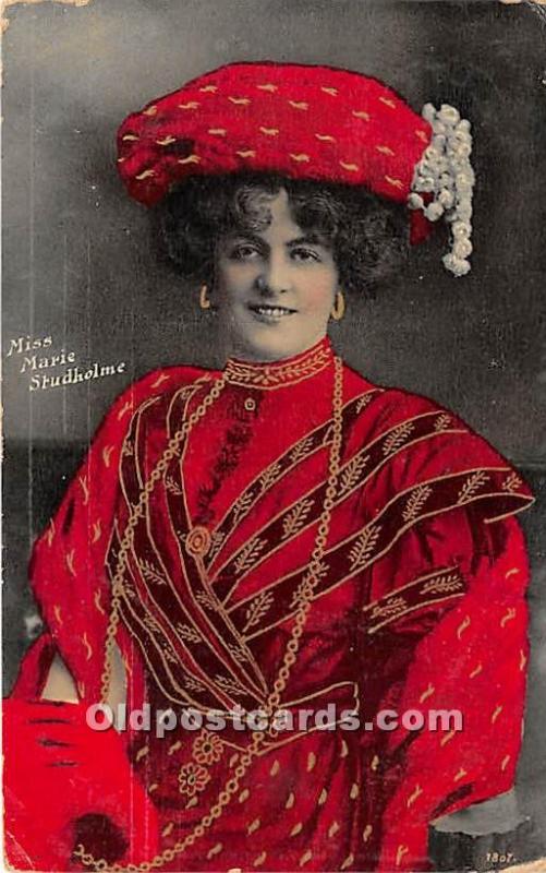 Miss Marie Studholme Theater Actor / Actress Postal Used Unknown 