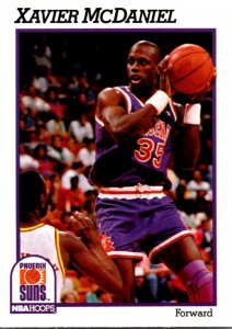 1991 NBA Basketball Card Xavier McDaniel Forward Phoenix Suns sun0629