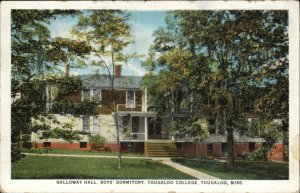 Tougaloo College Mississippi MS Galloway Hall Boys Dorm Vintage Postcard