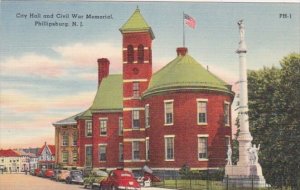 New Jersey Philipsburg City Hall and Civil War Memorial