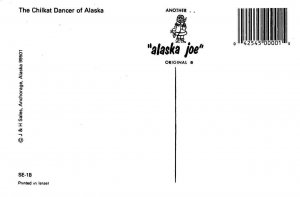 ALASKA! Chilkat Dancer of Alaska Native American Indian c1980s Postcard