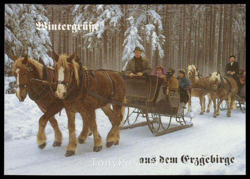 Wintergrube - aus dem Erzgebirge