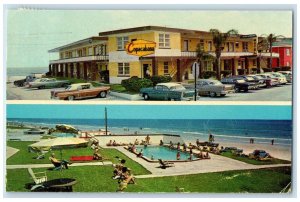 1966 Copacabana Motel Atlantic Avenue Exterior Daytona Beach Florida FL Postcard