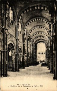 CPA Vezelay - Basilique de la Madeleine - La Nef FRANCE (960994)