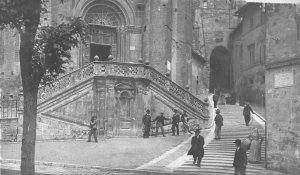 Italy Perugia Scalette Sant'Ercolano Stairs of Saint Herculanus postcard...