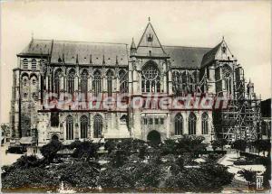 Modern Postcard Saint Quentin Gardens Cathedrale