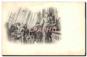 Old Postcard Boat War Marine