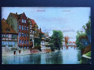 Germany HANNOVER River Leine - Leinepartie - Old Postcard