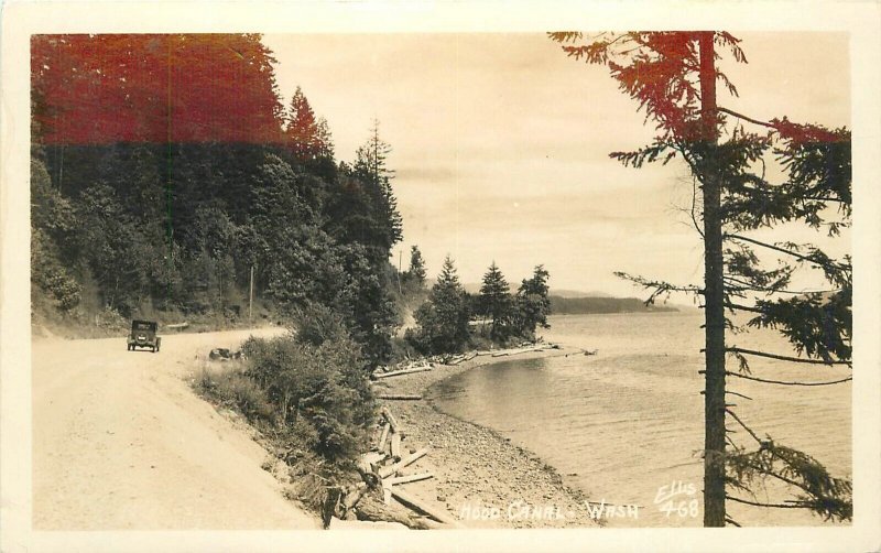 Postcard RPPC Washington Hood Canal Ellis #468 1940s 23-2345