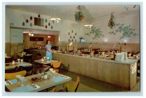 Vintage Inside View Glendale Smorgasbord Glendale, CA Postcard F84 