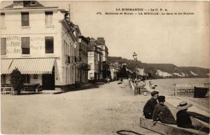 CPA Env. de ROUEN-La BOUILLE Le Quai et les Roches (348062)