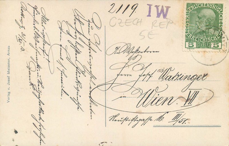 Czech Republic Hostinné Arnau 1913