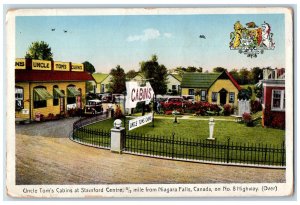 c1920's Uncle Tom's Cabins at Stamford Centre Niagara Falls Canada Postcard 