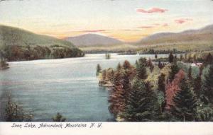 New York Adirondack Mountain Loon Lake