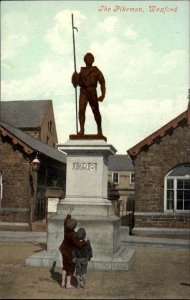 Wexford Ireland The Pikeman Monument c1910 Vintage Postcard