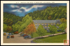 Moutain View Hotel by Moonlight, Gatlinburg, Tenn