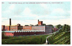 Rhode Island  Pawtucket Lorraine Manuf. The Cotton Mills