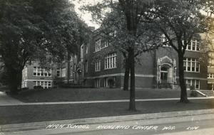 WI - Richland Center, High School   RPPC
