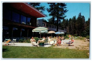 c1960's Shore Lodge Scene Terrace Rear McCall Idaho ID Unposted Vintage Postcard