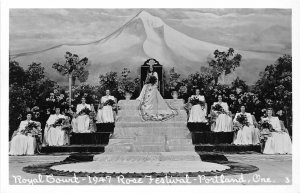 H91/ Portland Oregon RPPC Postcard c1940 Royal Court Rose Festival 102