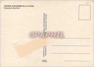 Modern Postcard Alsatian House Plaine Bas Rhin Diebolsheim