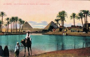 Egypt Cairo The Pyramids At The Time Of The Flood 06.25