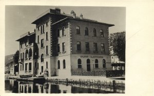 croatia, BAKAR Hotel Jadran, Kavana i Slastičarna (1950s) RPPC Postcard