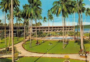 Davao, Philippines  DAVAO INSULAR HOTEL  Pool & Grounds  4X6 Oversize Postcard