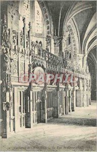 Postcard 12 Old cathedral of Chartres around the choir (sixteenth century)