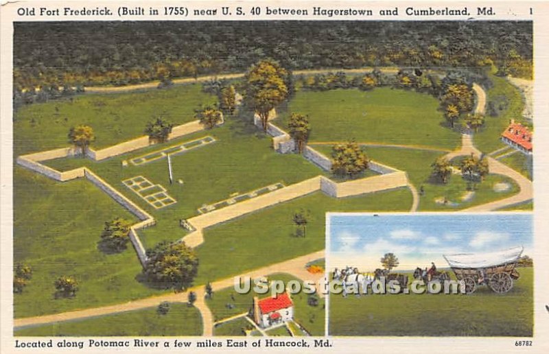 Old Fort Frederick 1755 in Hagerstown, Maryland